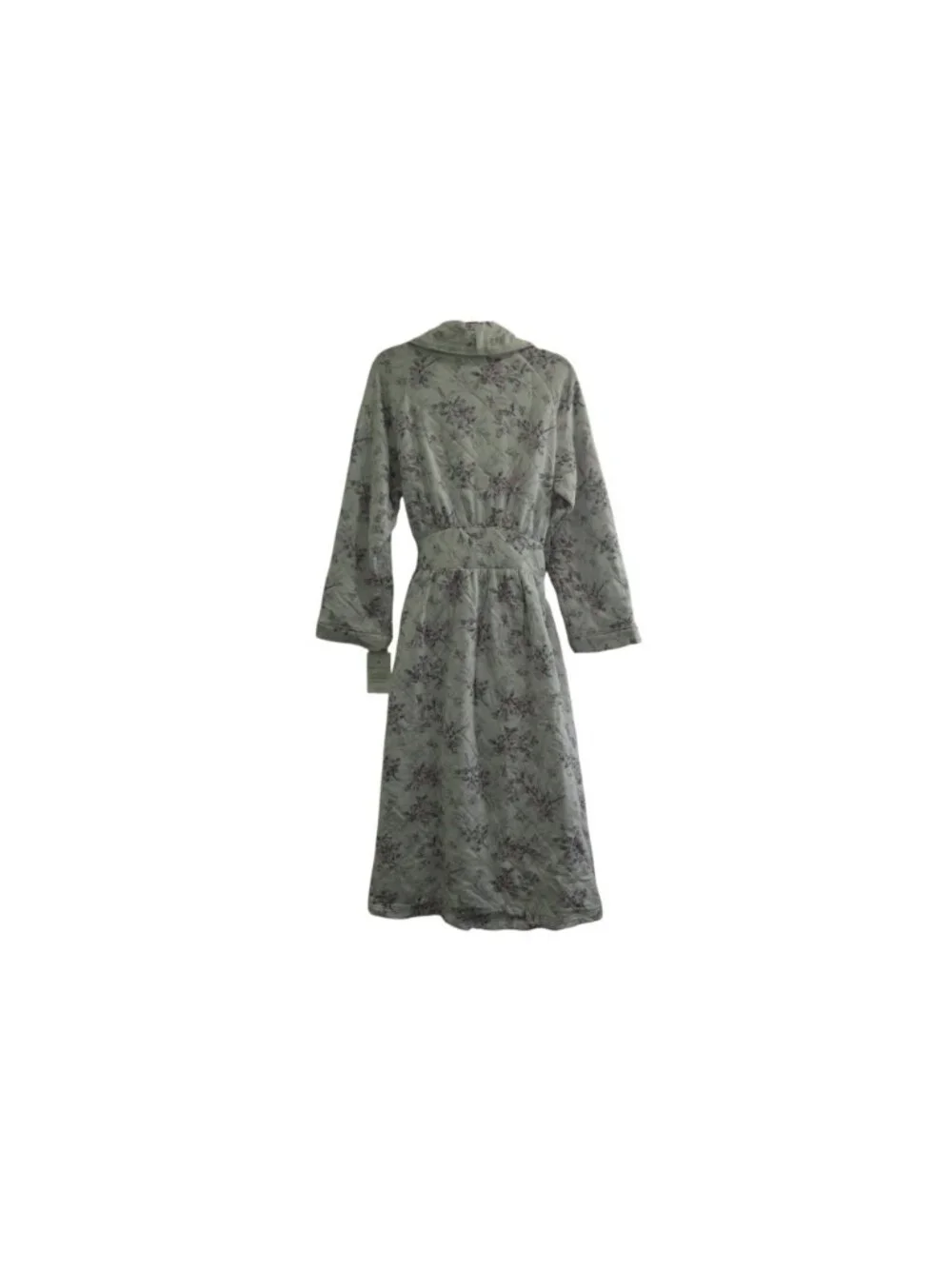 NWT Eileen West Quiet Bloom Cotton Quilt Wrap Robe Sz S/M Rose Bud E50092-149